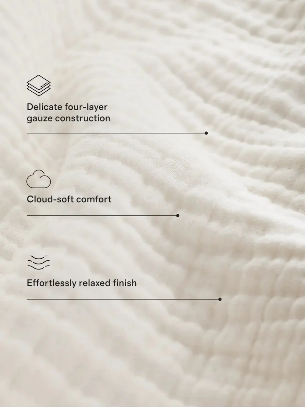 NWT Quince Sand (Dune) Organic Cotton Gauze Duvet Cover and Sham Set!